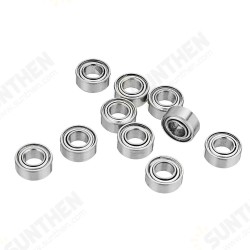 20Pcs 5x10x4mm Metal Sealed Shielded Deep Groove Ball Bearing MR105ZZ 20Pcs 5x10x4mm Metal Sealed Shielded Deep Groove Ball Bearing MR105ZZ