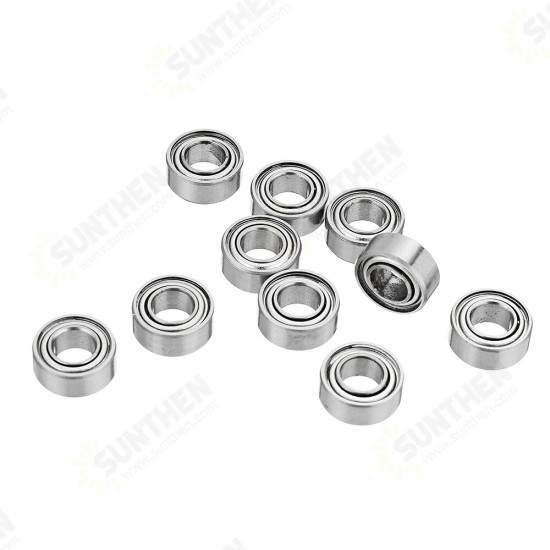 20Pcs 5x10x4mm Metal Sealed Shielded Deep Groove Ball Bearing MR105ZZ