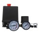 220V/380V Air Compressor Pressure Switch Control Valve Regulator Gauges with Quick Connector