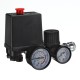 220V/380V Air Compressor Pressure Switch Control Valve Regulator Gauges with Quick Connector