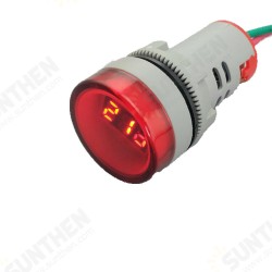 22mm AC 60V-450V LED Digital Voltmeter Indicator Lamp Voltage Gauge Monitor 22mm AC 60V-450V LED Digital Voltmeter Indicator Lamp Voltage Gauge Monitor