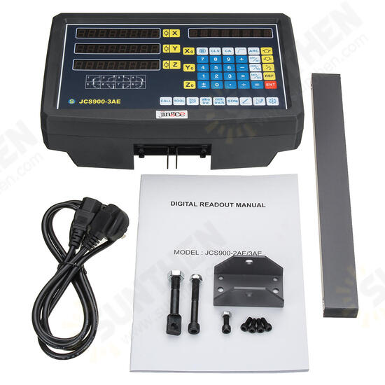 2/3 Axis Grating Digital Milling Readout Electronic Scale Lathe Linear Machine or 3 Linear Scale