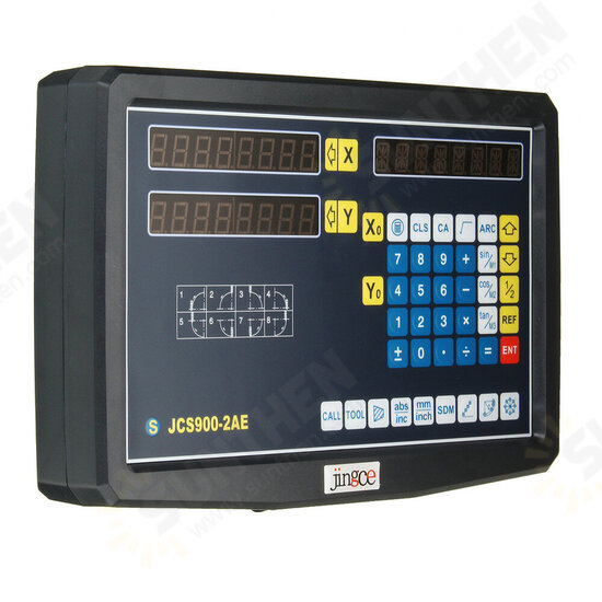 2/3 Axis Grating Digital Milling Readout Electronic Scale Lathe Linear Machine or 3 Linear Scale