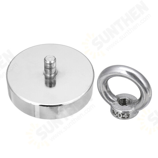 35-600KG Neodymium Fishing Magnet 25-120mm Salvage Recovery Magnet For Detecting Metal Treasure