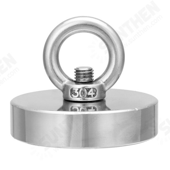 35-600KG Neodymium Fishing Magnet 25-120mm Salvage Recovery Magnet For Detecting Metal Treasure