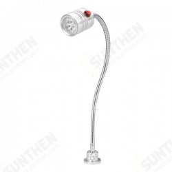 3W 220V 400mm LED Lamp Magnetic Base CNC Miller Lathe Industrial Machine Tool Light