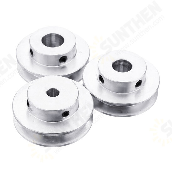 40MM Single Groove Pulley 4-12MM Fixed Bore Pulley Wheel for Motor Shaft 6MM Belt