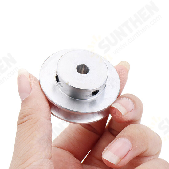 40MM Single Groove Pulley 4-12MM Fixed Bore Pulley Wheel for Motor Shaft 6MM Belt