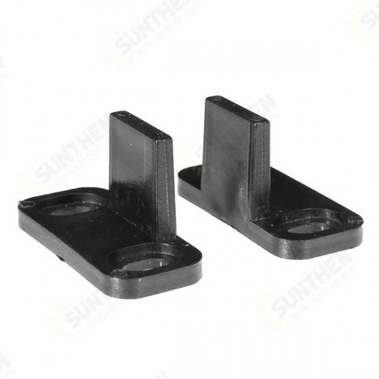 45x20x23mm Plastic Floor Guide Clip for Barn Door with Screw