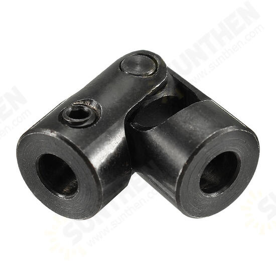 4mm to 4mm Black Joint Coupling Iron Small Cross Universal Joint Coupling