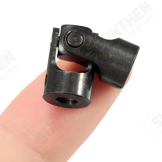 4mm to 4mm Black Joint Coupling Iron Small Cross Universal Joint Coupling