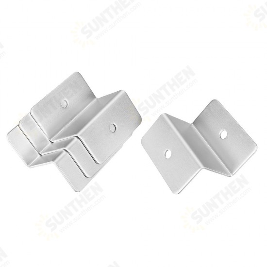 4pcs ZB-01 Solar Panel Mounting Z Brackets Aluminum Alloy Tools Kit for Motorhomes and Yachts