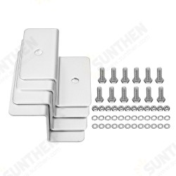 4pcs ZB-01 Solar Panel Mounting Z Brackets Aluminum Alloy Tools Kit for Motorhomes and Yachts