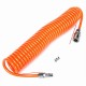 6M 8mmx5mm Flexible Recoil Hose Spring Tube for Compressor Air Tool