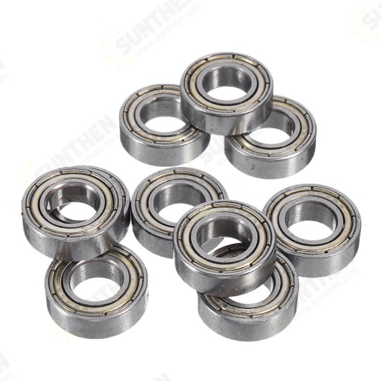 80Pcs 16mmx8mmx5mm Steel Shielded Deep Groove Ball Bearing 688ZZ