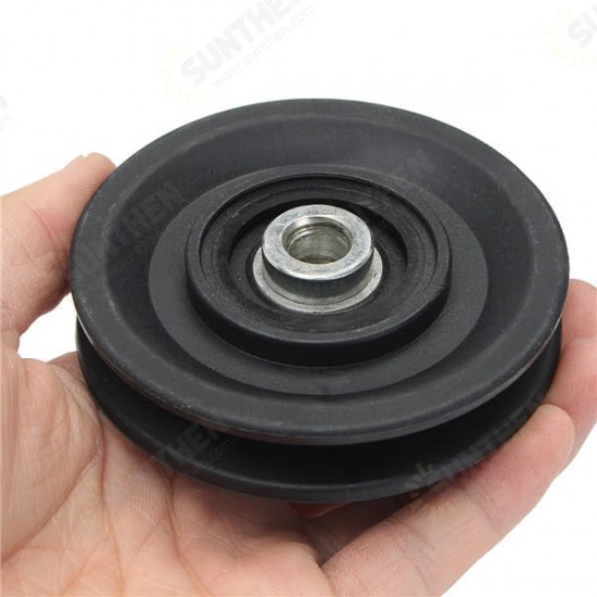 90mm Nylon Bearing Pulley Wheel 3.5inch Cable Gym Fitness Equipment Part