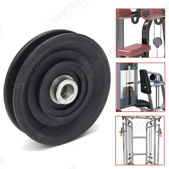 90mm Nylon Bearing Pulley Wheel 3.5inch Cable Gym Fitness Equipment Part