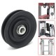 90mm Nylon Bearing Pulley Wheel 3.5inch Cable Gym Fitness Equipment Part