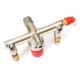 Air Compressor Double Outlet Tube Pressure Regulator Valve Fitting Air Compressor Double Outlet Tube Pressure Regulator Valve Fitting