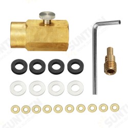 CO2 Refill Adapter Connector Cylinder Kit CGA320 Thread Set for Filling Tank CO2 Refill Adapter Connector Cylinder Kit CGA320 Thread Set for Filling Tank