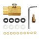 CO2 Refill Adapter Connector Cylinder Kit CGA320 Thread Set for Filling Tank