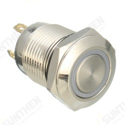 DC 12V 12mm 4 Pin Momentary Switch Led Light Metal Push Button Waterproof Switch DC 12V 12mm 4 Pin Momentary Switch Led Light Metal Push Button Waterproof Switch