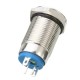 DC 12V 12mm Led Light Metal Push Button Latching Switch Waterproof Switch