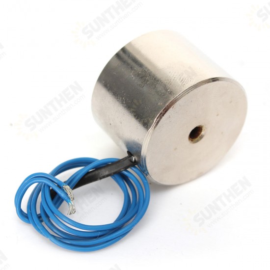 DC 12V 22 LB 10kg Electric Lifting Magnet 5W Solenoid Lift Holding Electromagnet