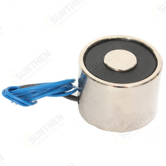 DC 12V 22 LB 10kg Electric Lifting Magnet 5W Solenoid Lift Holding Electromagnet