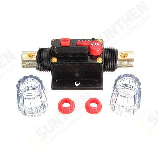 DC 12V Car Stereo Audio Circuit Breaker Inline Fuse 40AMP 40A