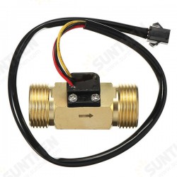DN20 G3/4 Copper Water Flow Sensor Pulse Output 1.75Mpa 2~45L/min Flowmeter