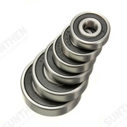 Deep Notch Ball Bearings 6200-6205/2RS High Speed Bearing Steel Deep Notch Ball Bearings 6200-6205/2RS High Speed Bearing Steel