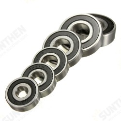 Deep Notch Ball Bearings 6200-6205/2RS High Speed Bearing Steel Deep Notch Ball Bearings 6200-6205/2RS High Speed Bearing Steel