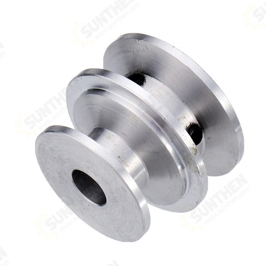 Double Groove 30&40mm Pulley 8/10/12MM Fixed Bore Pulley Wheel for 10MM Belt