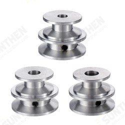 Double Groove 30&40mm Pulley 8/10/12MM Fixed Bore Pulley Wheel for 10MM Belt Double Groove 30&40mm Pulley 8/10/12MM Fixed Bore Pulley Wheel for 10MM Belt