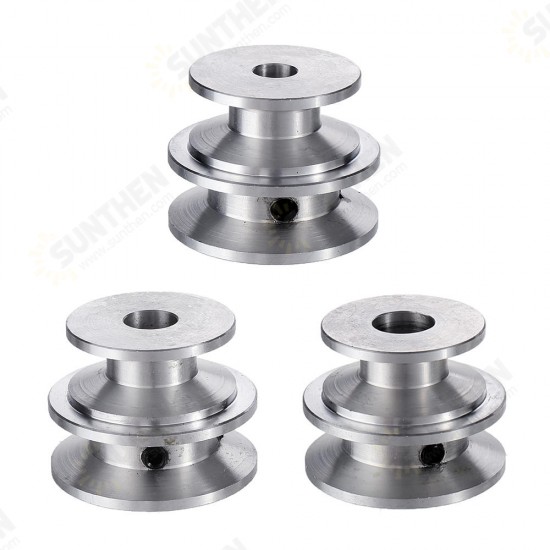 Double Groove 30&40mm Pulley 8/10/12MM Fixed Bore Pulley Wheel for 10MM Belt