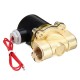 DN15 NPT 1/2 Inch Brass Electric Solenoid Valve AC 220V/DC 12V/DC 24V Normally Closed Water Air Fuels Valve