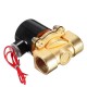 DN20 NPT 3/4 Brass Electric Solenoid Valve AC 220V/DC 12V/DC 24V Normally Closed Water Air Fuels Valve