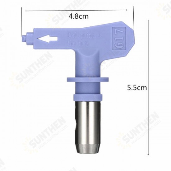 Light Purple Airless Spraying Gun Tips 6 Series 17-25 For Wagner Atomex Titan Paint Spray Tip