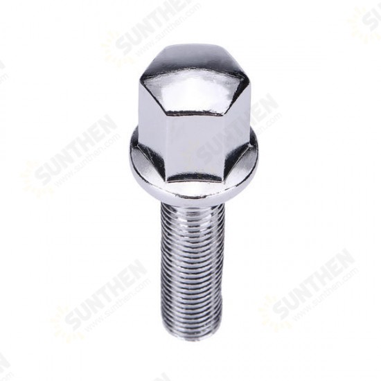 M12x1.5 17mm Radius Alloy Wheel Bolt For Mercedes CLK 92 - 09