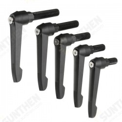 M16 Male Thread Machinery Adjustable Clamp Handle Lever Metalworking M16 Male Thread Machinery Adjustable Clamp Handle Lever Metalworking