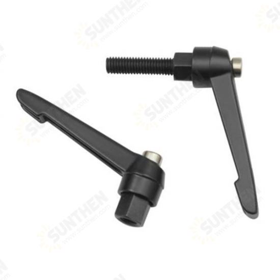 M16 Male Thread Machinery Adjustable Clamp Handle Lever Metalworking M16 Male Thread Machinery Adjustable Clamp Handle Lever Metalworking