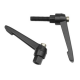 M16 Male Thread Machinery Adjustable Clamp Handle Lever Metalworking M16 Male Thread Machinery Adjustable Clamp Handle Lever Metalworking