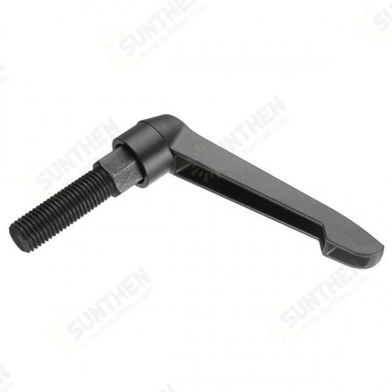 M16 Male Thread Machinery Adjustable Clamp Handle Lever Metalworking M16 Male Thread Machinery Adjustable Clamp Handle Lever Metalworking
