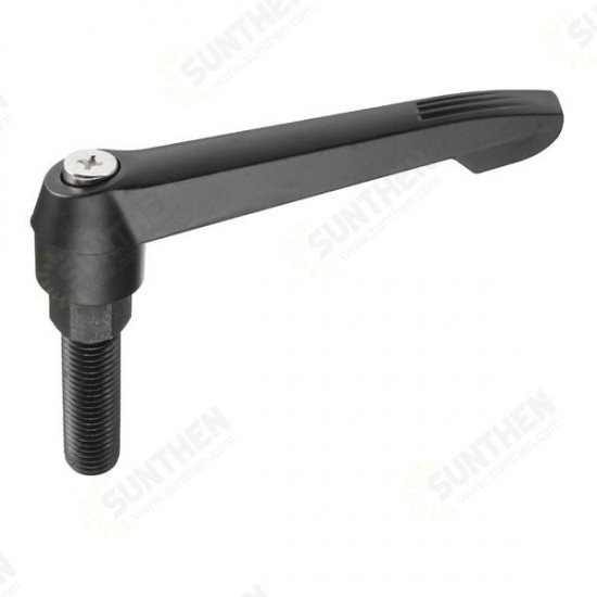 M16 Male Thread Machinery Adjustable Clamp Handle Lever Metalworking M16 Male Thread Machinery Adjustable Clamp Handle Lever Metalworking