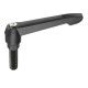 M16 Male Thread Machinery Adjustable Clamp Handle Lever Metalworking M16 Male Thread Machinery Adjustable Clamp Handle Lever Metalworking