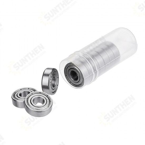 10pcs MR85ZZ 695ZZ Bearing I.D 5mm Steel Double Shielded Miniature Deep Groove Ball Bearing