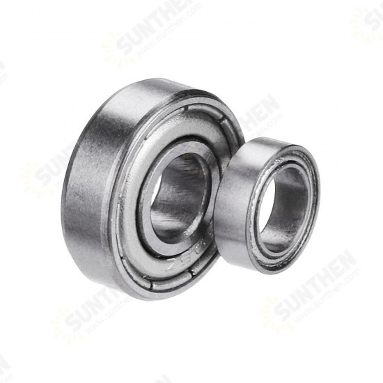 10pcs MR85ZZ 695ZZ Bearing I.D 5mm Steel Double Shielded Miniature Deep Groove Ball Bearing