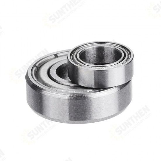 10pcs MR85ZZ 695ZZ Bearing I.D 5mm Steel Double Shielded Miniature Deep Groove Ball Bearing