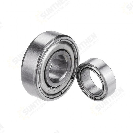 10pcs MR85ZZ 695ZZ Bearing I.D 5mm Steel Double Shielded Miniature Deep Groove Ball Bearing